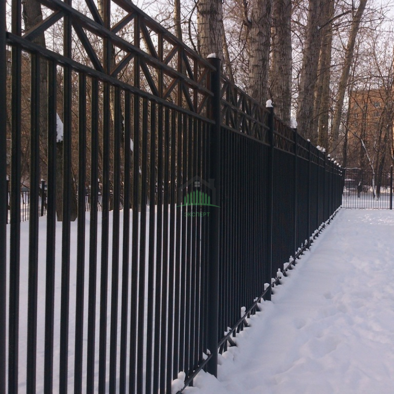 Сварные заборы с утрамбовкой щебнем 100 метров в Москве